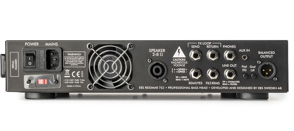 EBS Reidmar 752 Bass Amp Head – United States